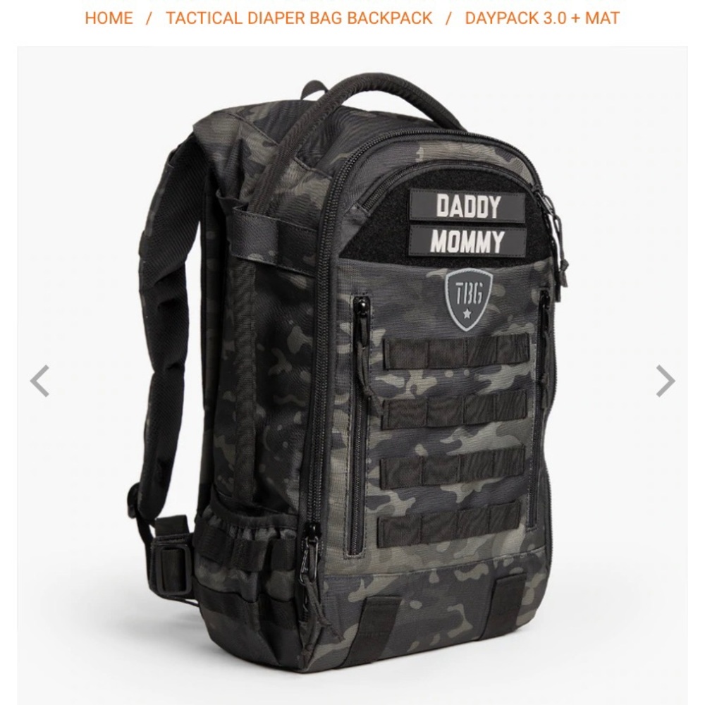Tactical Baby Gear Diaper bag.